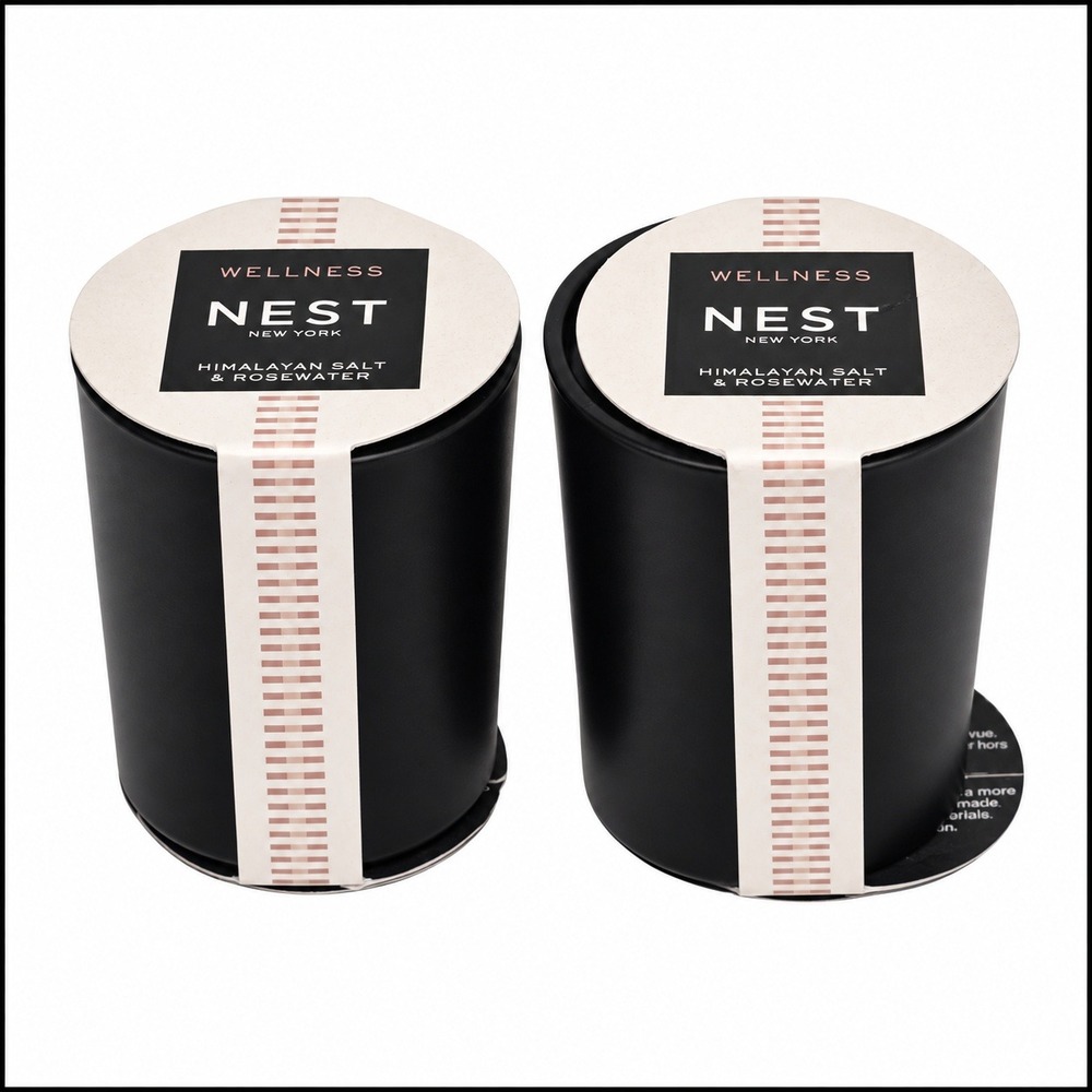 Nest New York Wellness Himalayan Salt & Rosewater Votive Candle Set of 2 0.95oz